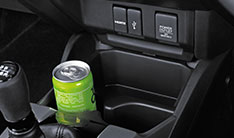 Honda WRV New Model Interior - Front Console Box with 2 Cup Holders with USB, HDMI Accessory Socket
