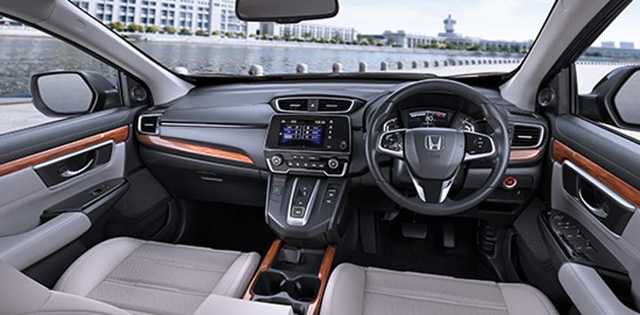Honda-CRV-Premium Wood Finish Garnish Dashboard