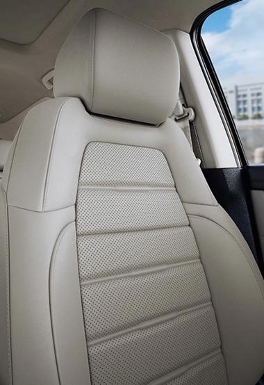 Honda-CRV-Premium Ivory Leather Upholstery