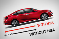 Honda Civic-HILL START ASSIST (HSA)