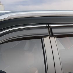 Door Visor With Chrome