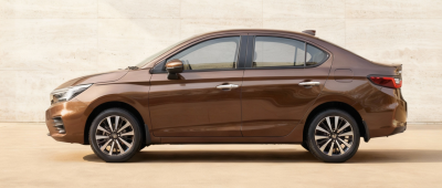Honda City Side Profile Golden Brown Metallic 1680x756